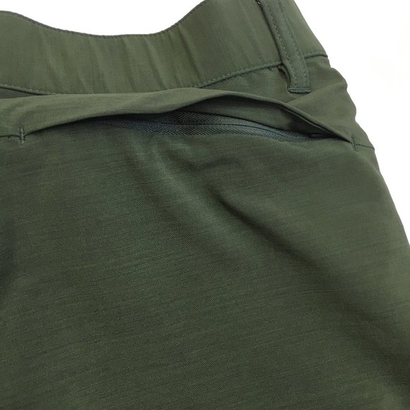 FABLETICS Green Zip Pockets Drawstring Waistband Tapered Leg Pant - Picture 13 of 15